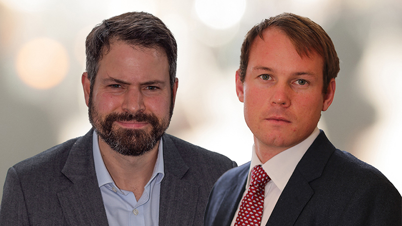 Charles Somers (l) and Scott Maclennan (r) Schroders