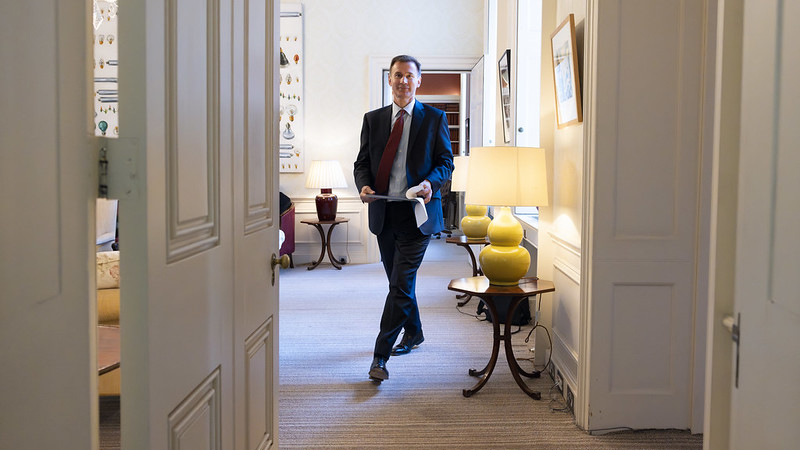 Chancellor Jeremy Hunt prepares for the Autumn Statement 2023. Picture by Kirsty O'Connor/HM Treasury