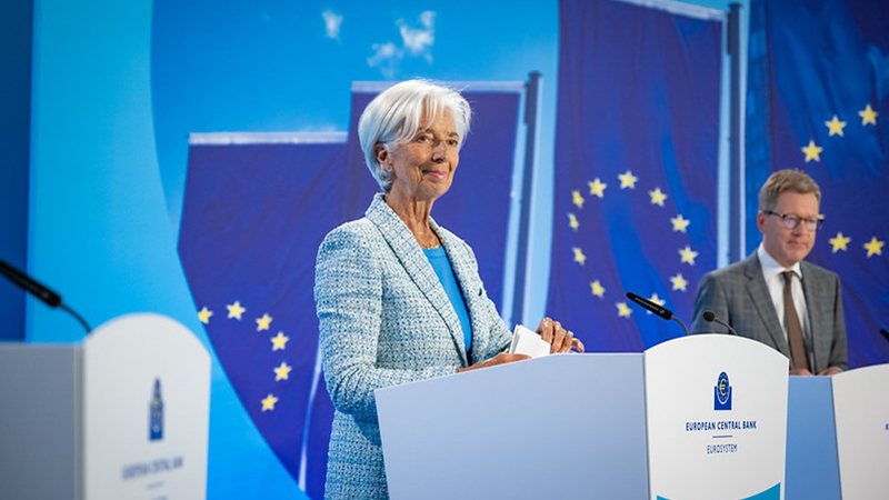 ECB president Christine Lagarde giving the monetary policy statement during the ECB Governing Council Press Conference in Frankfurt, 6 June, 2024.