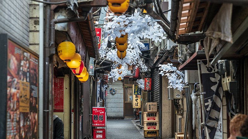 Omoide Yokocho in Tokyo, Japan