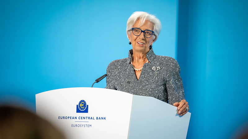 ECB President Christine Lagarde and ECB Vice-President Luis de Guindos during the Governing Council Press Conference in Frankfurt am Main, September 12 2024. Photo: © Manuel Bernabeu/ECB