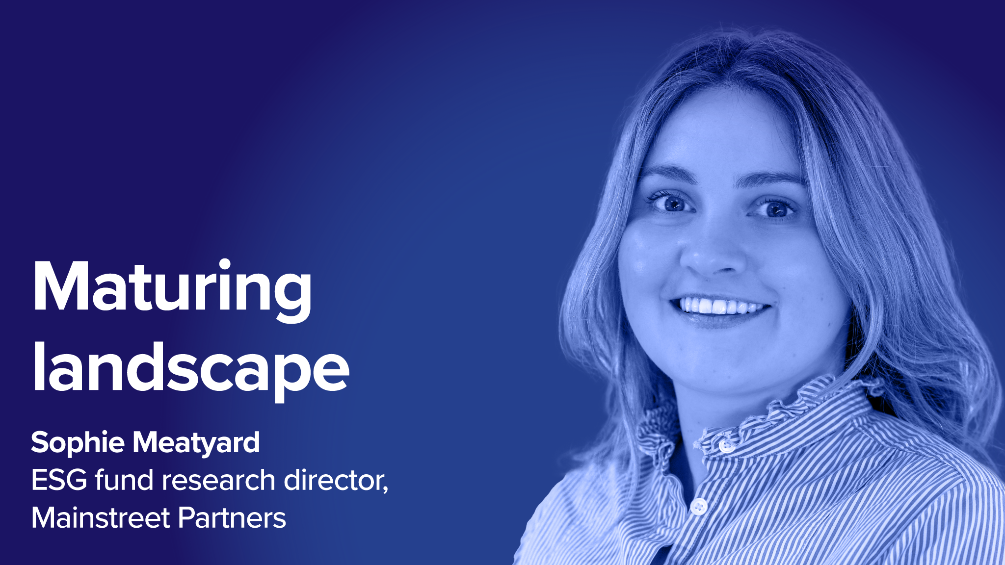 Interview with Sophie Meatyard, Mainstreet Partners